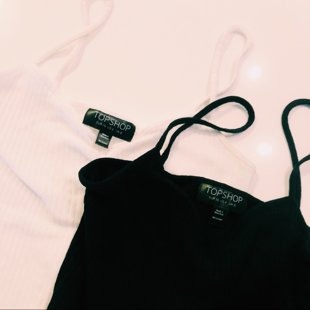 Topshop spaghetti strap tank top